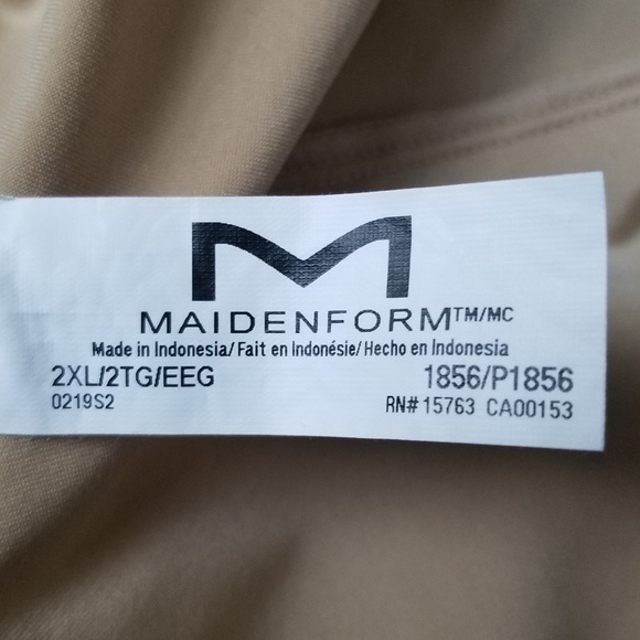 Maidenform Flexees‎ Beige Shapewear Romper Size 2XL NWOT - Picture 10 of 11